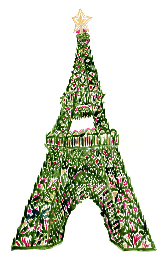 The Eiffel Tower Christmas Tree! Merry Christmas!