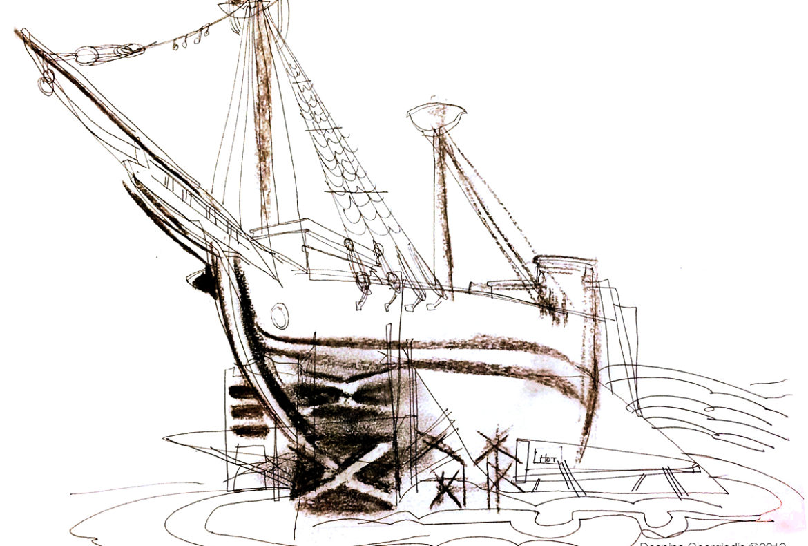 Mayflower drawing